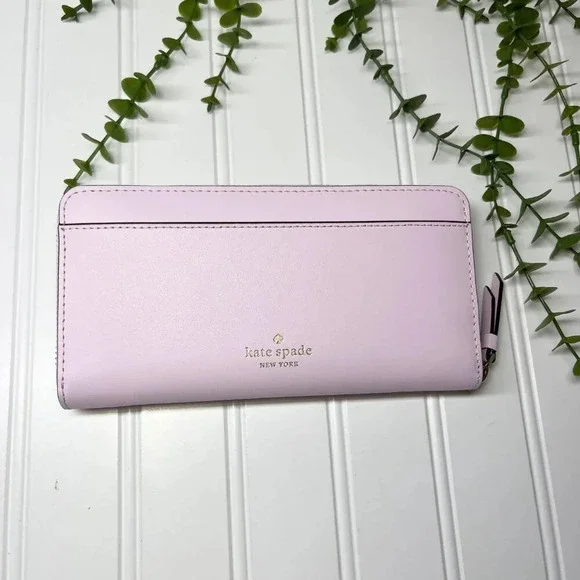 Kate Spade Pink Parrot Flock Party Large Continental Zip Around Wallet - Picture 5 of 10